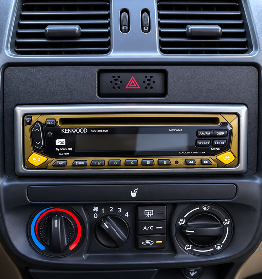 Marco Adaptador para Autorradio Nissan Terrano II (1993–2007) — Sin Botón Warning, Instalación Directa