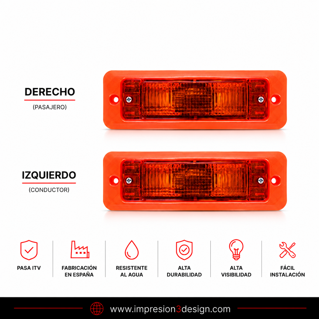 Intermitente Delantero Rectangular Nissan Terrano (1993–1999) — Recambio Descatalogado, Encaje Perfecto y Apto ITV